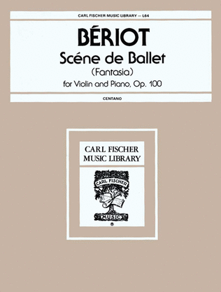 Book cover for Scene De Ballet (Fantasia)