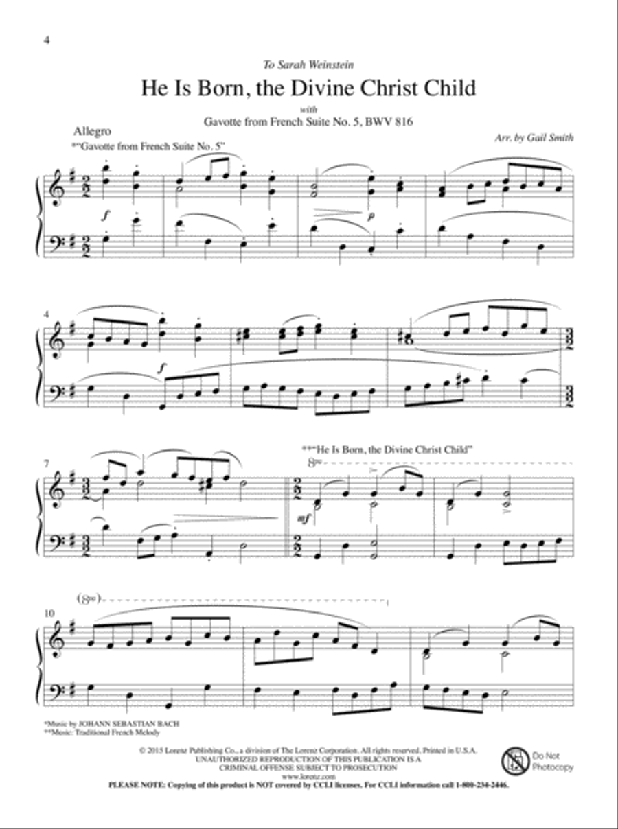 Christmas Carols and Classics Piano Solo scores gallery preview page 2