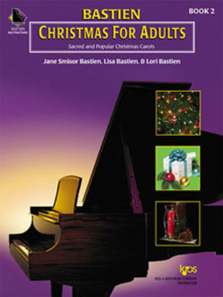Book cover for Bastien Piano For Adults - Christmas, Book 2 (Book Only)