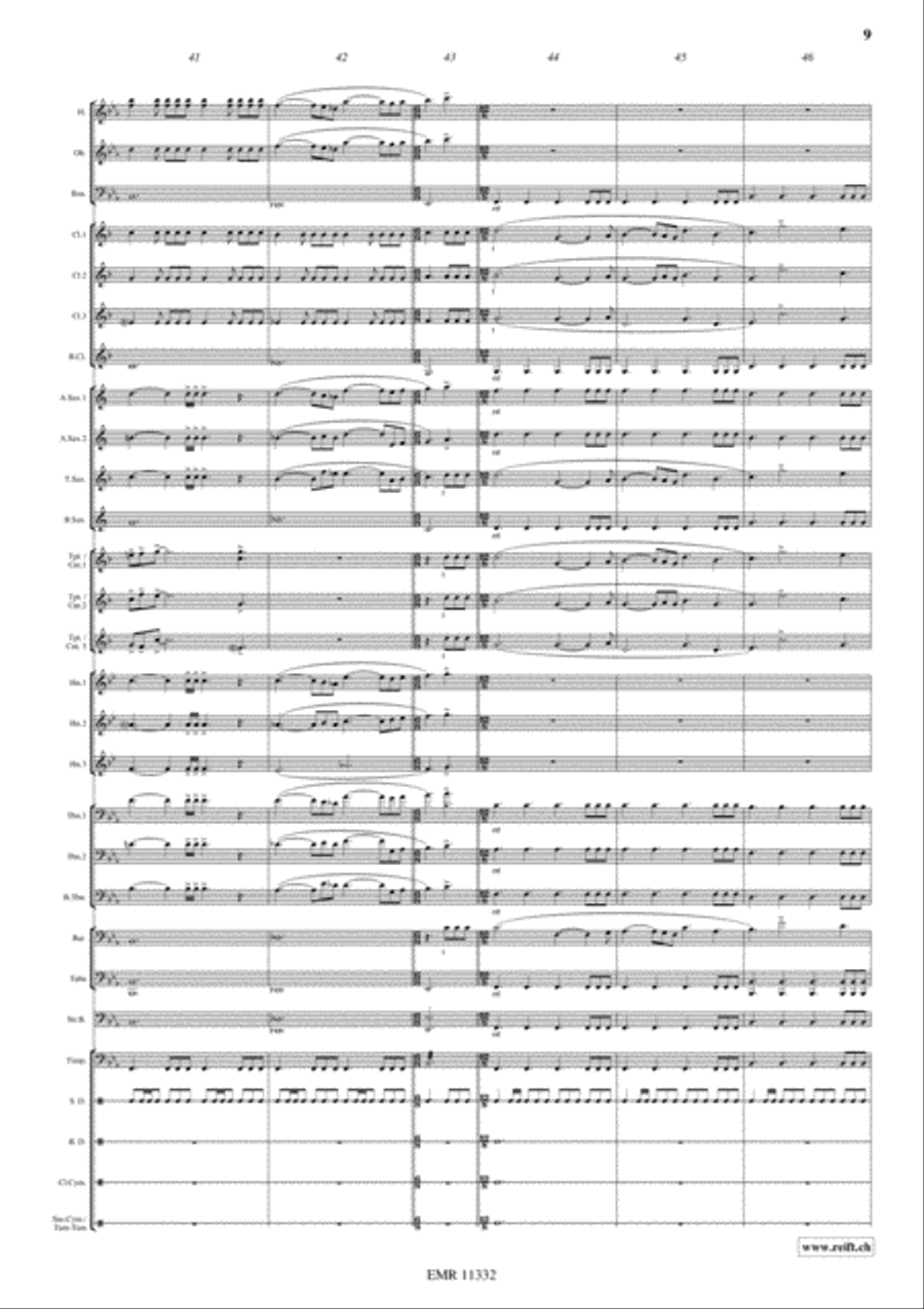 Cutthroat Island Cutthroat Island Concert Band scores gallery preview page 10