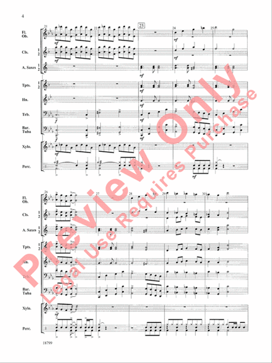 Dr. ROCKenstein Dr. ROCKenstein Concert Band scores gallery preview page 5