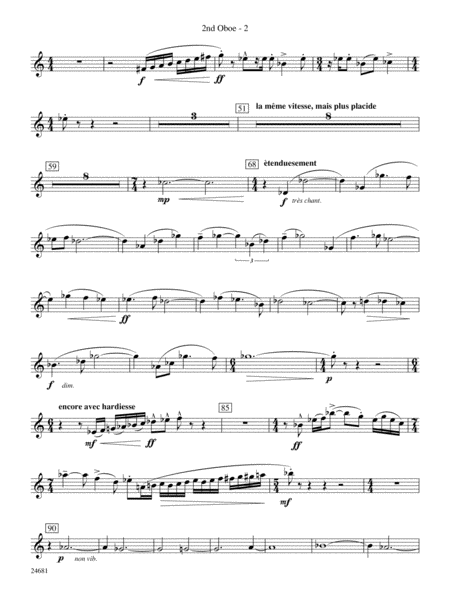 L'Esprit du Tour: A Fanfare for Lance: 2nd Oboe