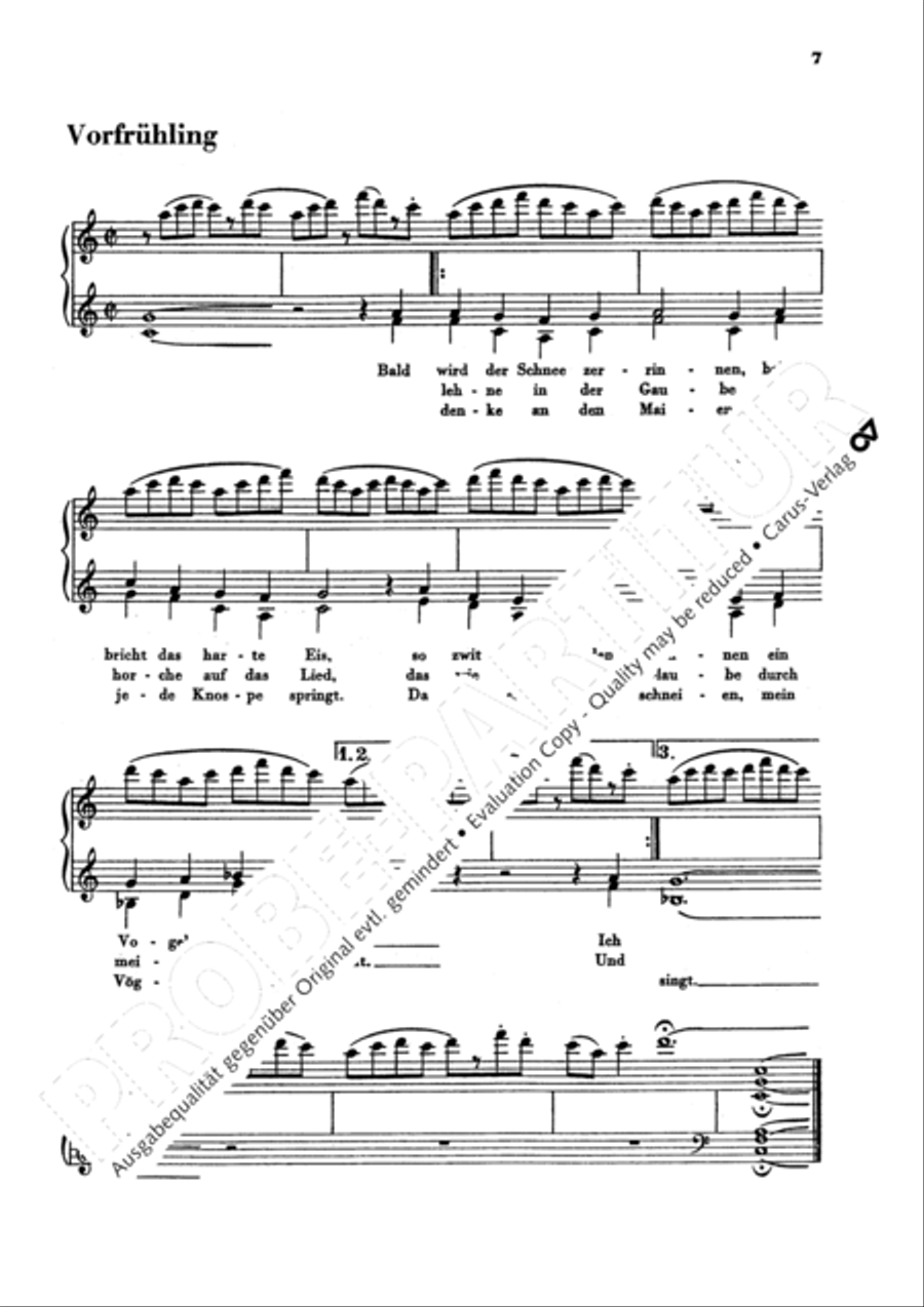 Lieder am Klavier zu singen Choir scores gallery preview page 10