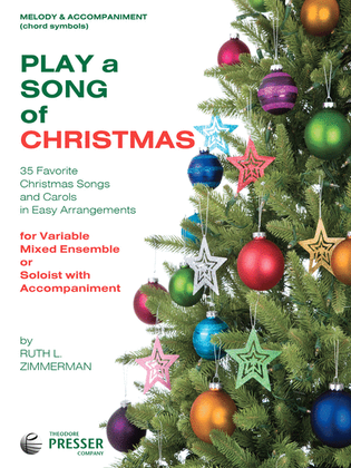 Book cover for Play A Song Of Christmas, Melody and Acc. (chord symbols)