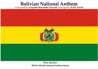 Book cover for Bolivian National Anthem for Brass Quintet MFAO World National Anthem Series