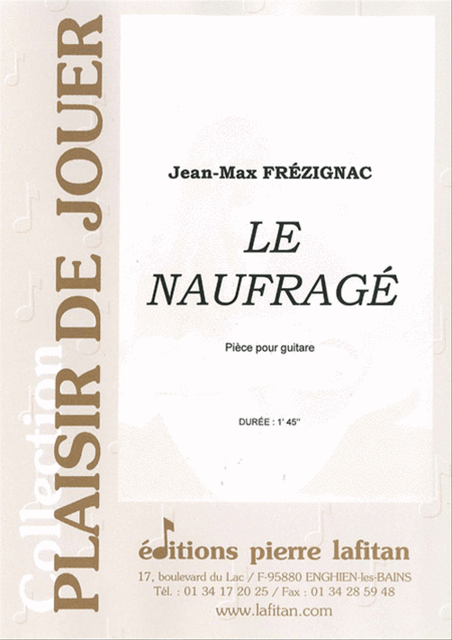 Le Naufragé Guitar scores gallery preview page 1