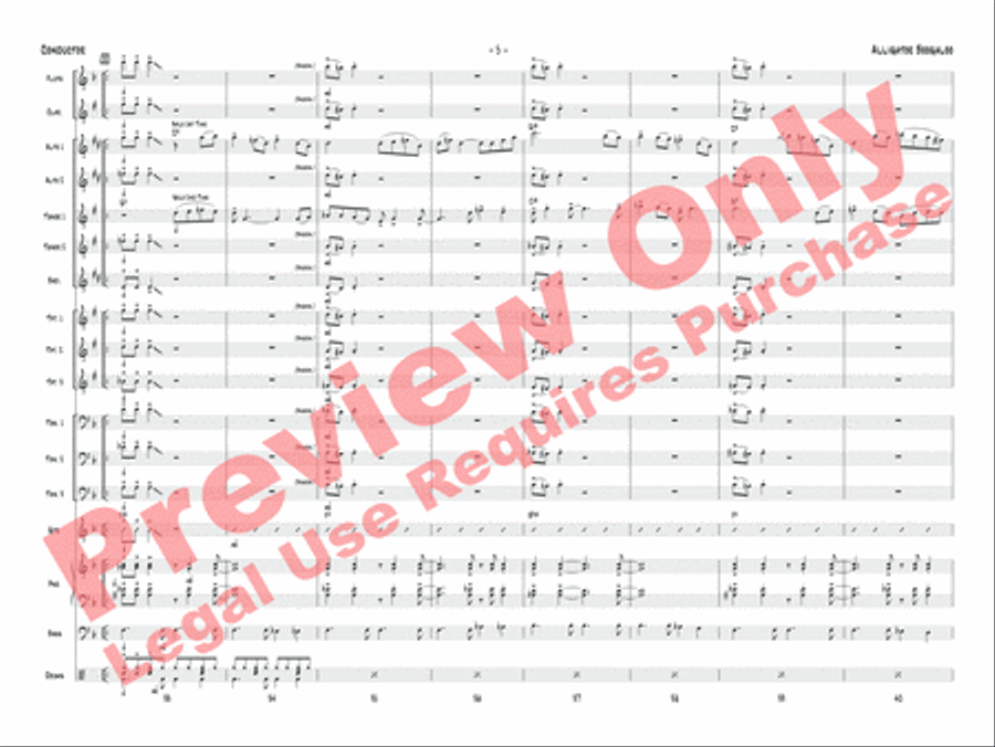 Alligator Boogaloo Jazz Ensemble scores gallery preview page 8