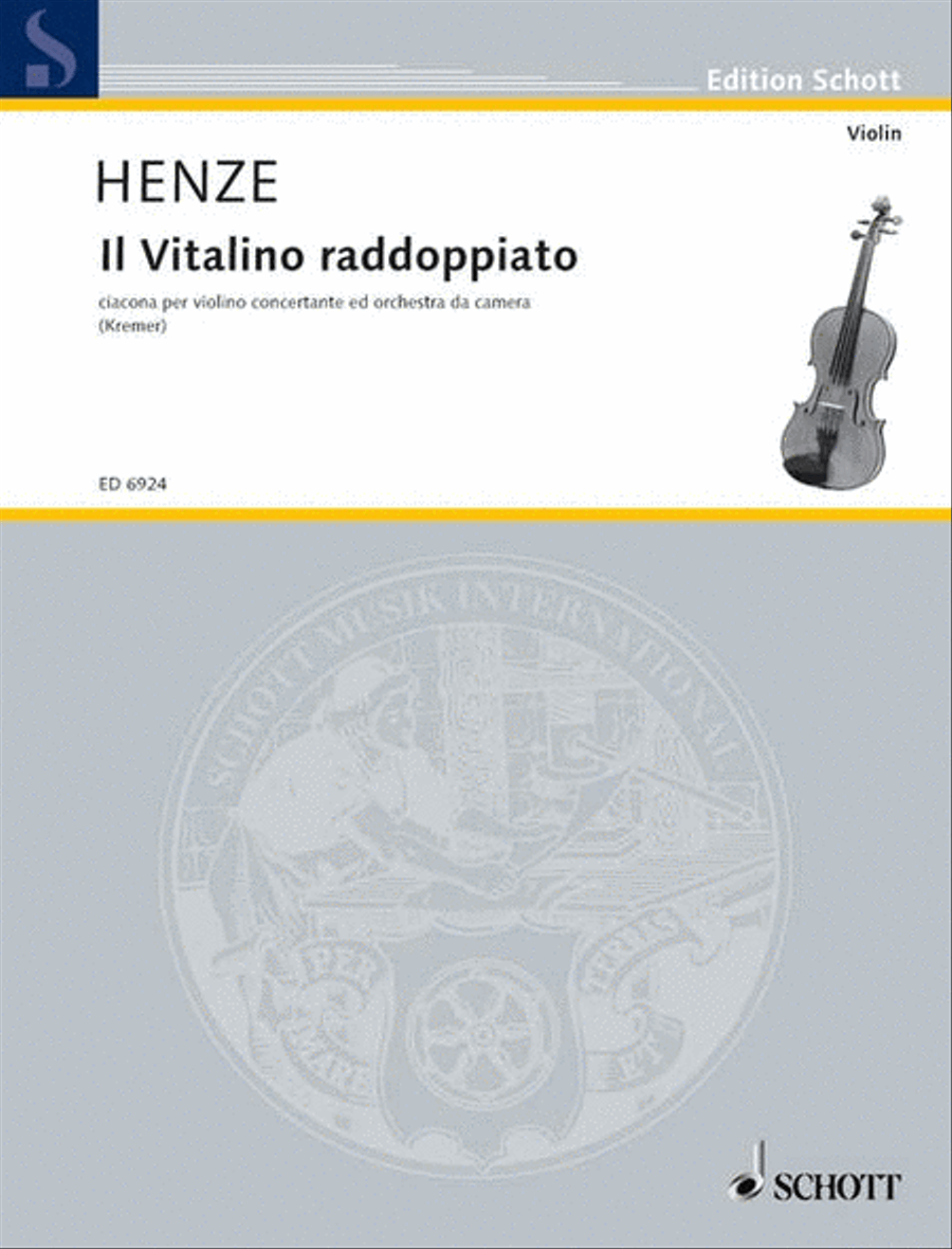 Il Vitalino raddoppiato Chamber Orchestra scores gallery preview page 1