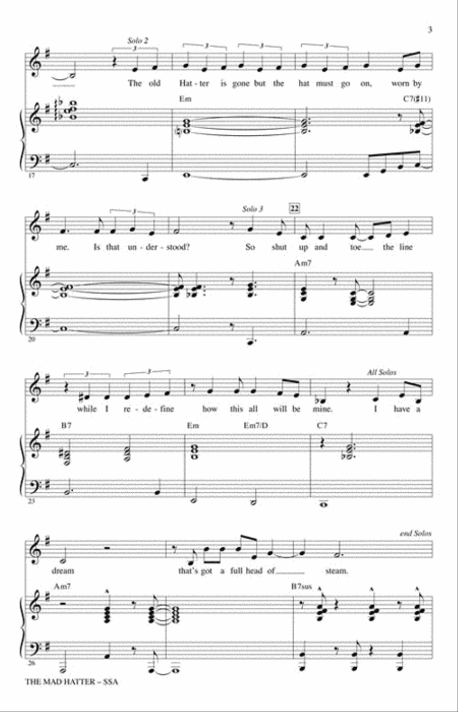 The Mad Hatter SSA scores gallery preview page 3
