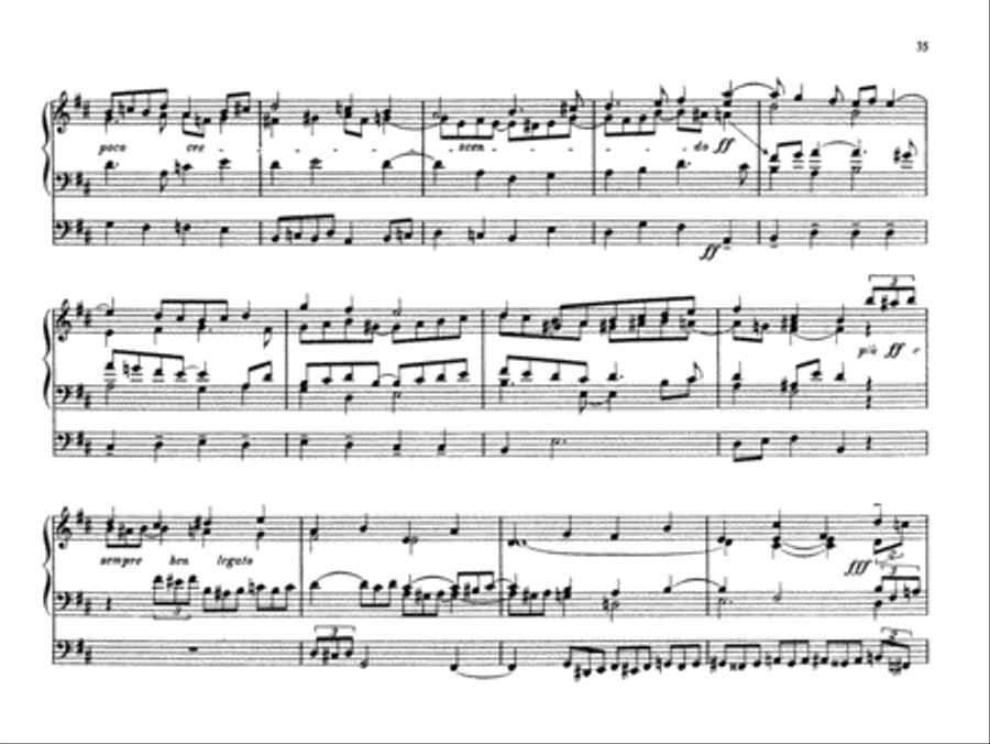 Reger: Organ Works, Op. 59 Organ scores gallery preview page 3