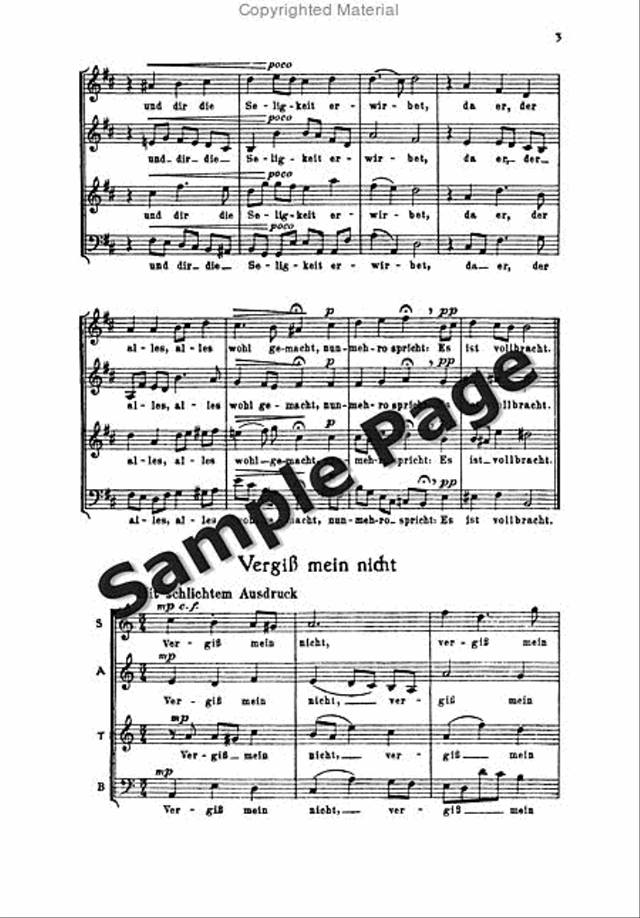 Chorales 6 Mixed Chorus Score 4-Part scores gallery preview page 4