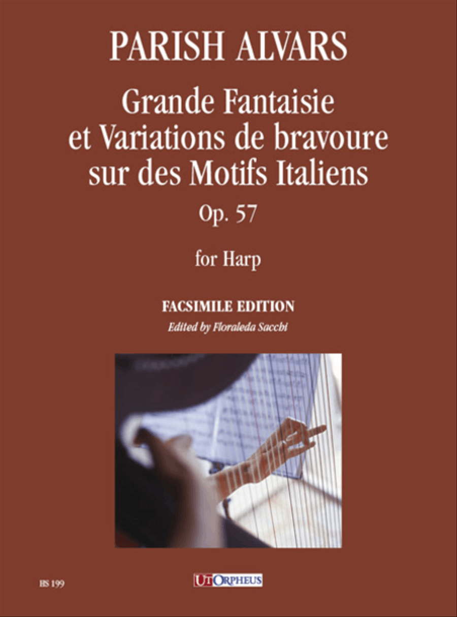 Grande Fantaisie et Variations de bravoure sur des Motifs Italiens Op. 57 for Harp. Facsimile Edition Harp scores gallery preview page 1