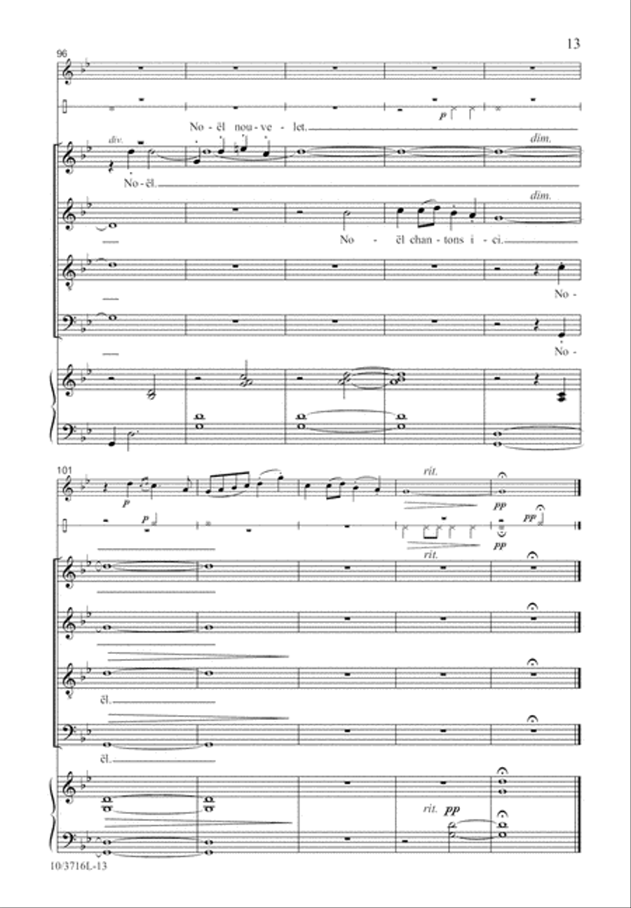 Noël Nouvelet SSATB scores gallery preview page 14