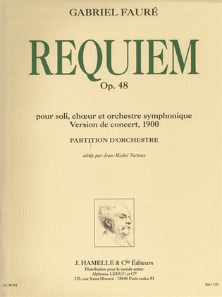 Book cover for Faure Gabriel Requiem Op.48 Version 1900 Choir Orchestra Full Score