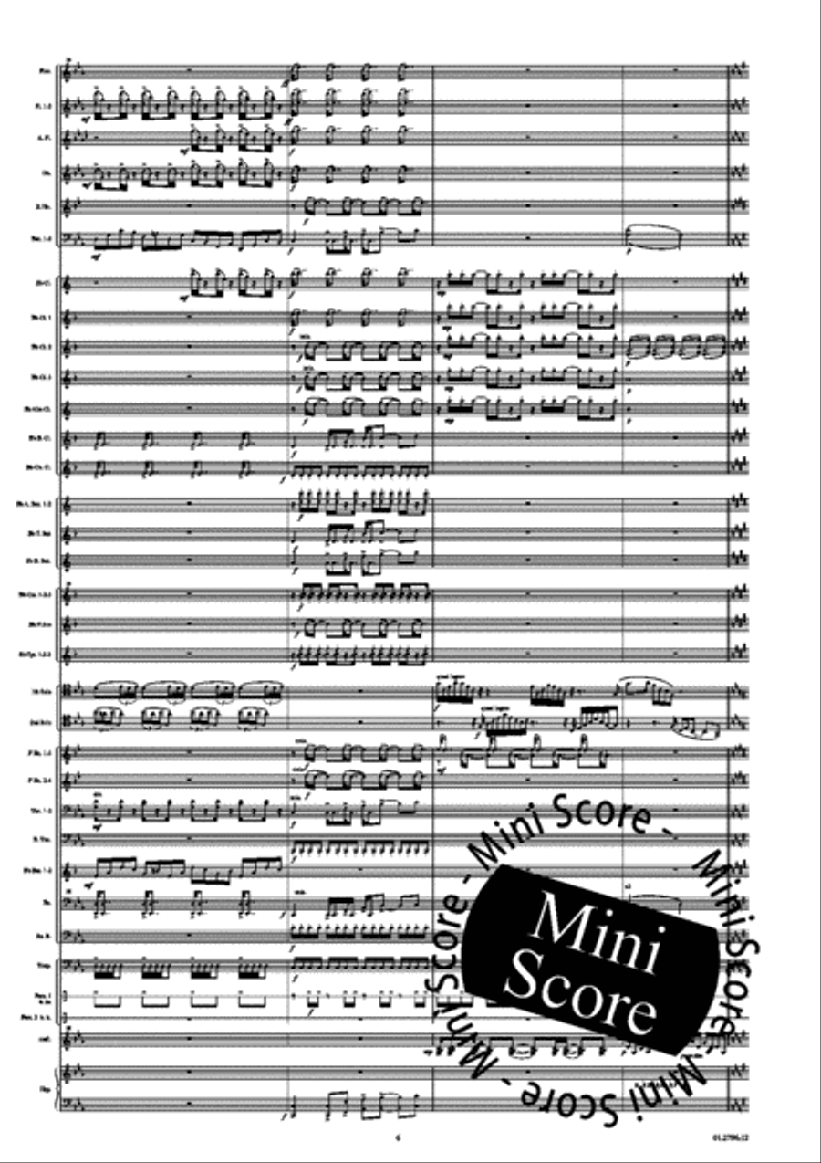 Rainforest Concerto Concert Band scores gallery preview page 12