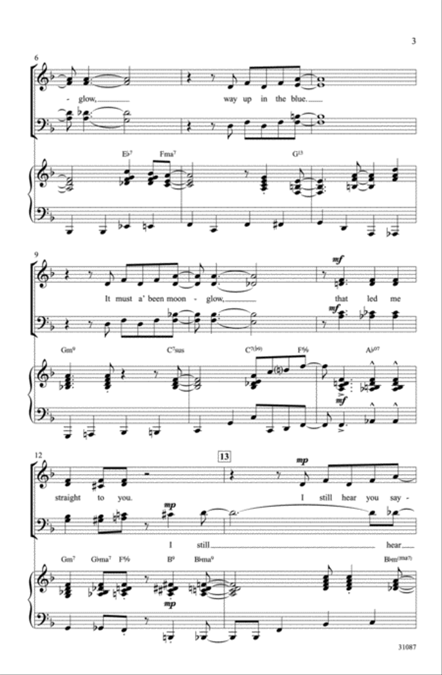 Moonglow Moonglow 4-Part scores gallery preview page 3