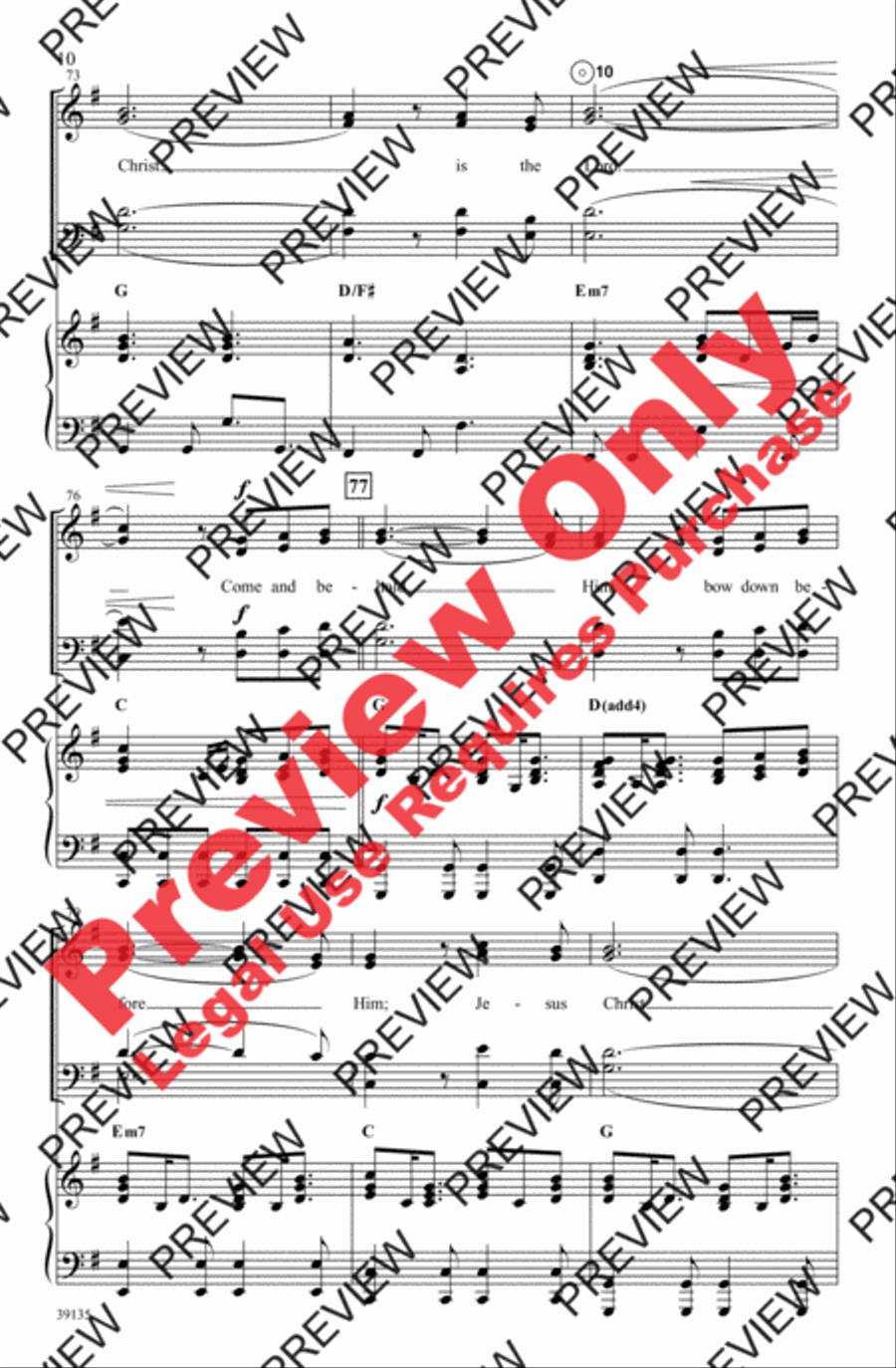 Let Us Adore Let Us Adore 4-Part scores gallery preview page 10