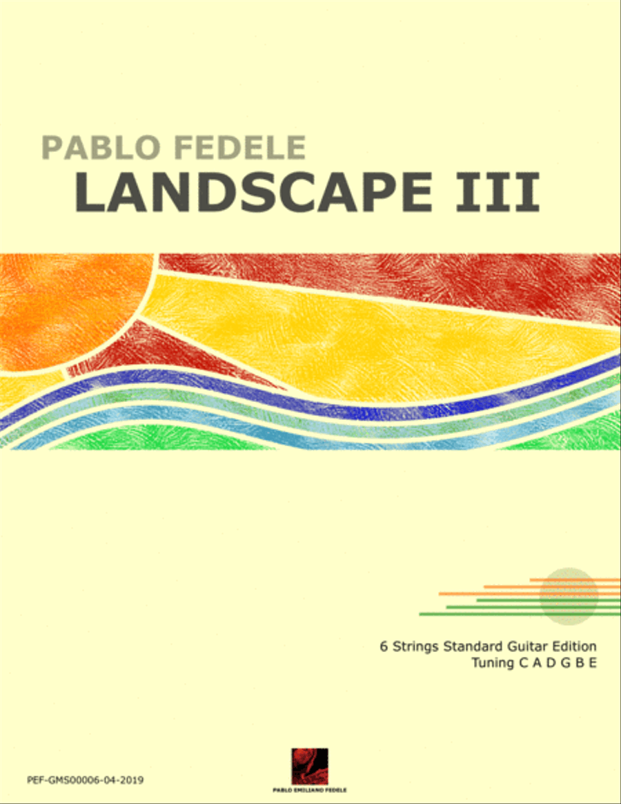 Landscape III - Standard Guitar Edition Classical Guitar scores gallery preview page 1