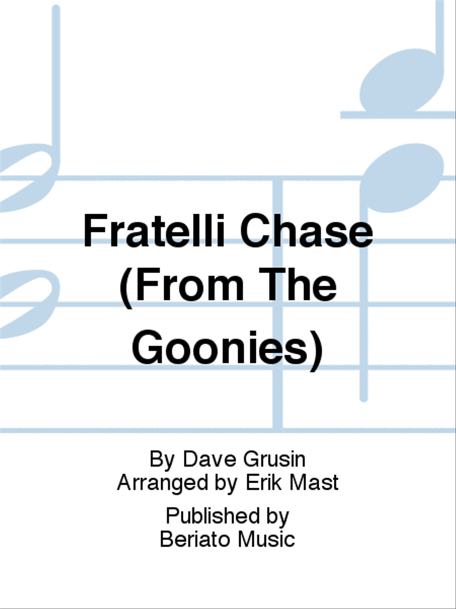 Fratelli Chase (From The Goonies) Concert Band scores gallery preview page 1