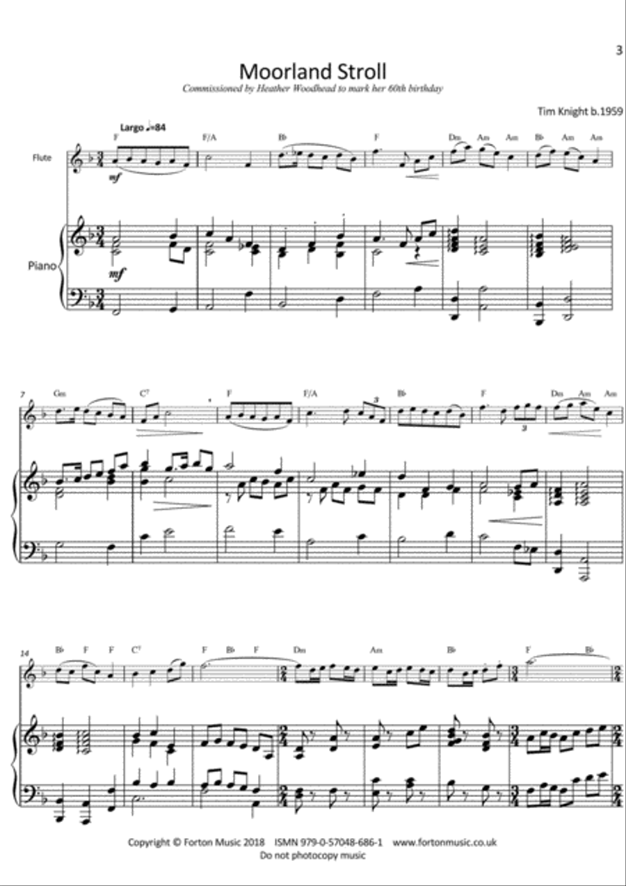 Moorland Suite Flute scores gallery preview page 2