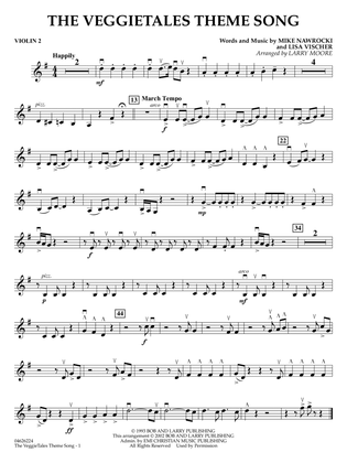 The VeggieTales Theme Song (arr. Larry Moore) - Violin 2