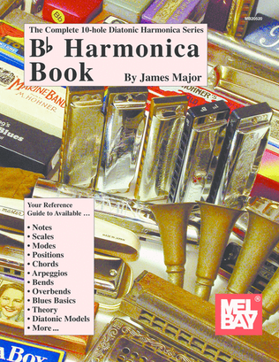 Book cover for Complete 10-Hole Diatonic Harmonica Series: Bb Harmonica Book
