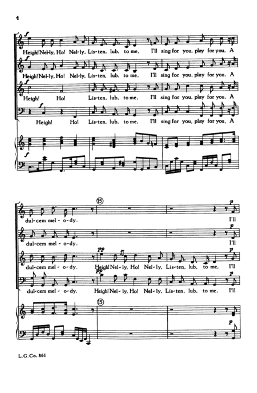 Nelly Bly Nelly Bly 4-Part scores gallery preview page 15