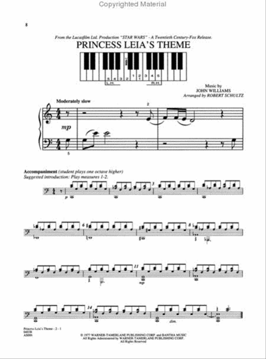 Selections from Star Wars Easy Piano scores gallery preview page 3