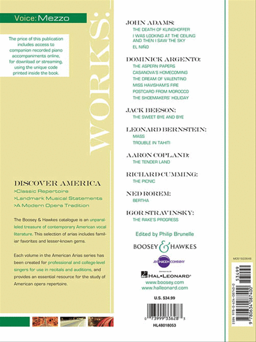 American Arias Mezzo-Soprano Voice scores gallery preview page 2