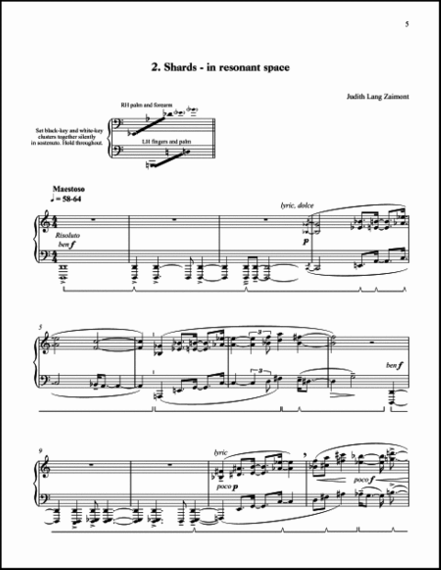 Winter Preludes Harpsichord scores gallery preview page 3