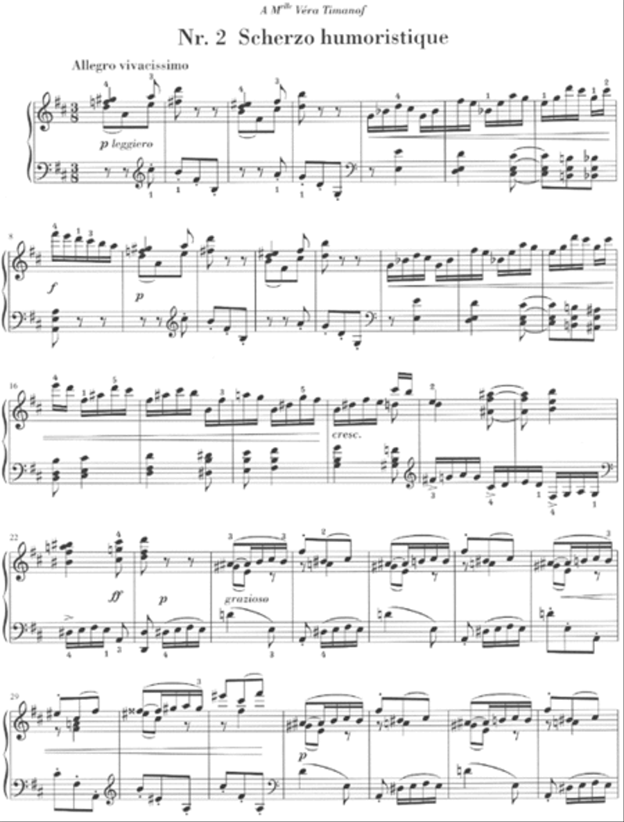 6 Piano Pieces, Op. 19 Piano Solo scores gallery preview page 3