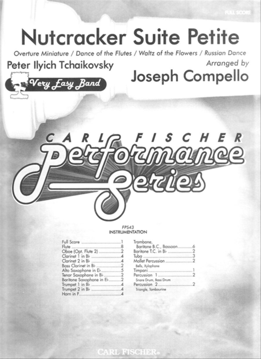 Nutcracker Suite Petite Concert Band scores gallery preview page 1