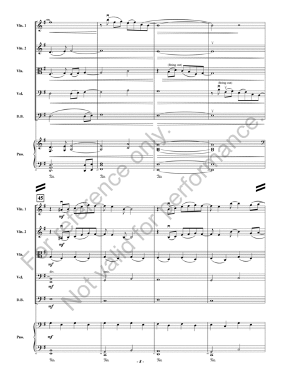 Operation: Time Management String Orchestra scores gallery preview page 9