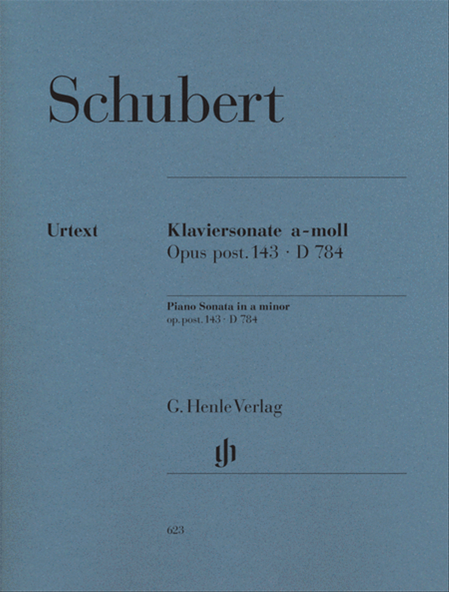Piano Sonata A minor Op. Posth. 143 D 784 Piano Solo scores gallery preview page 1