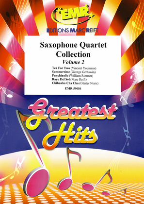 Book cover for Saxophone Quartet Collection Volume 2