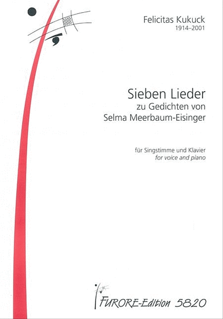 Sieben Lieder zu Gedichten von Selma Meerbaum-Eisinger Voice Solo scores gallery preview page 1