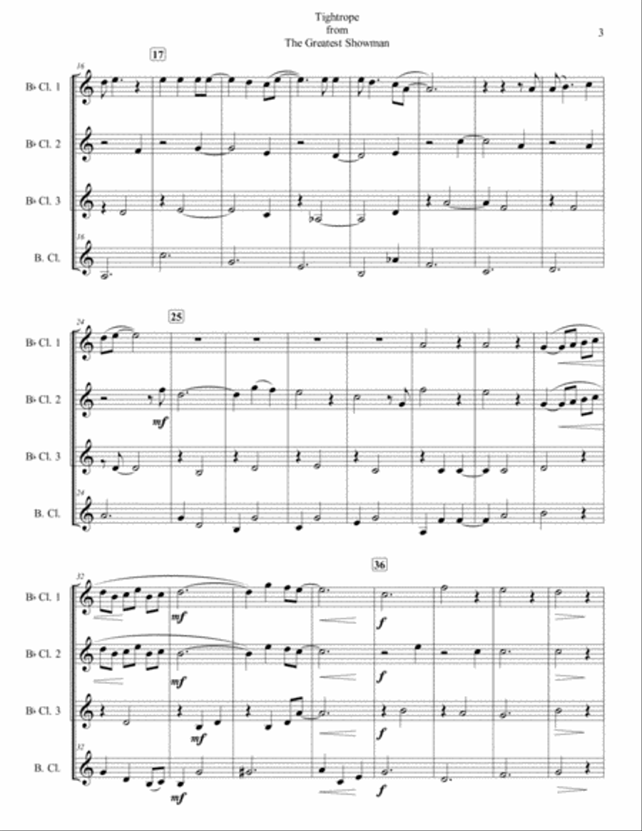 Tightrope Woodwind Quartet scores gallery preview page 3