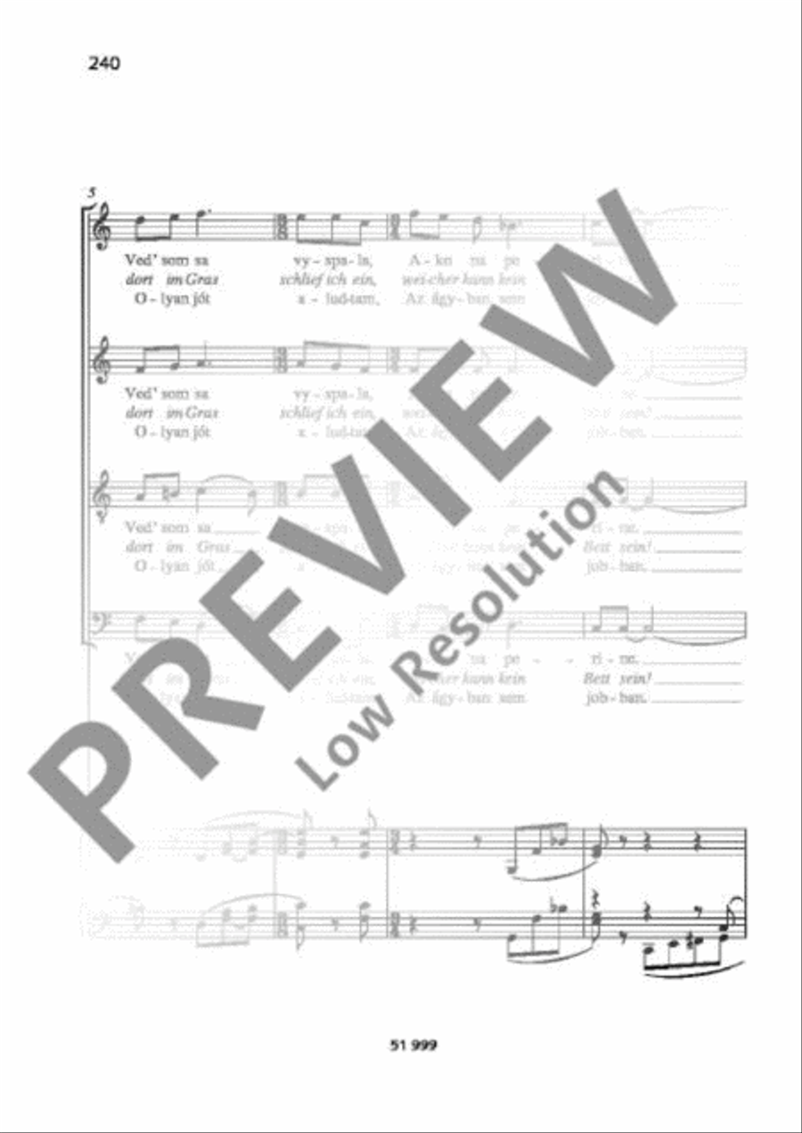 Heu-Erntelied aus Hiadel 4-Part scores gallery preview page 3