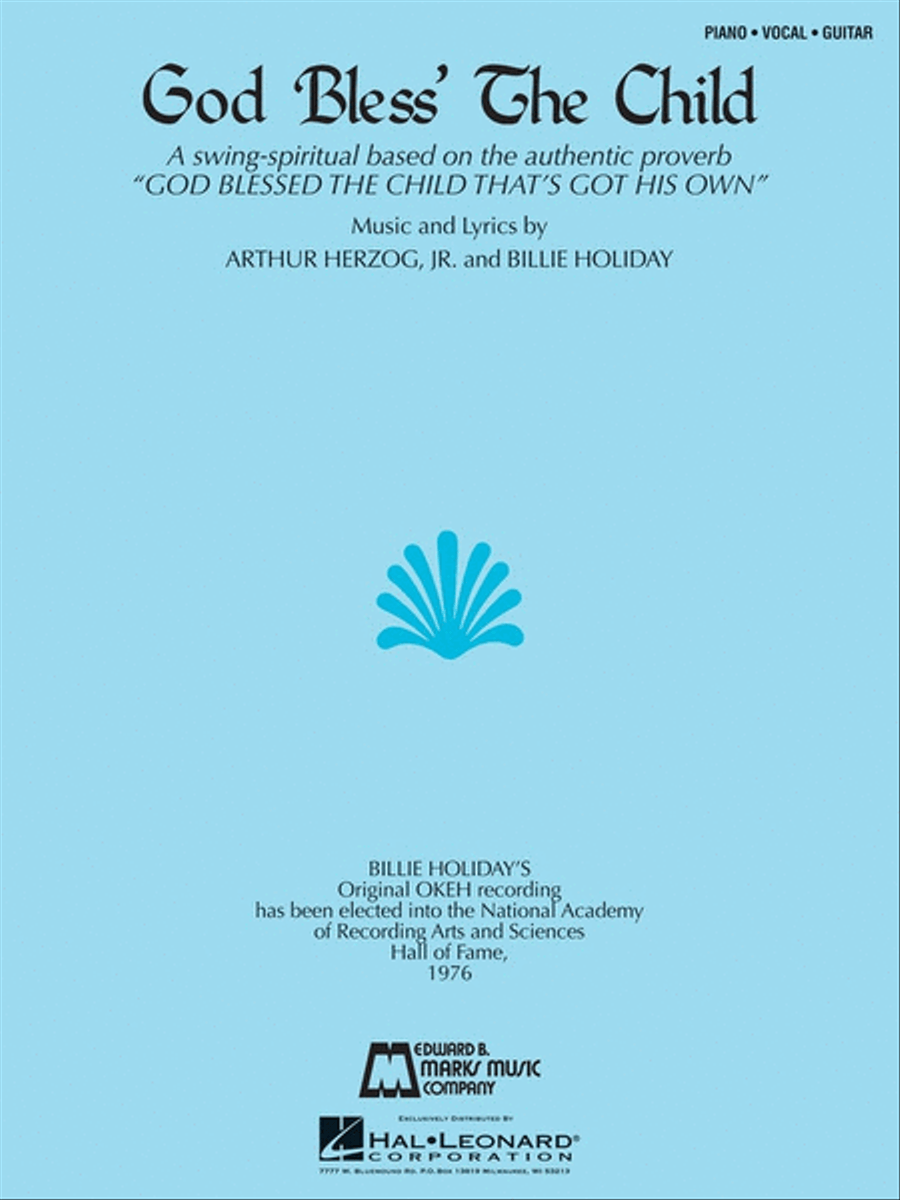 God Bless The Child S/S (Piano / Vocal / Guitar)
