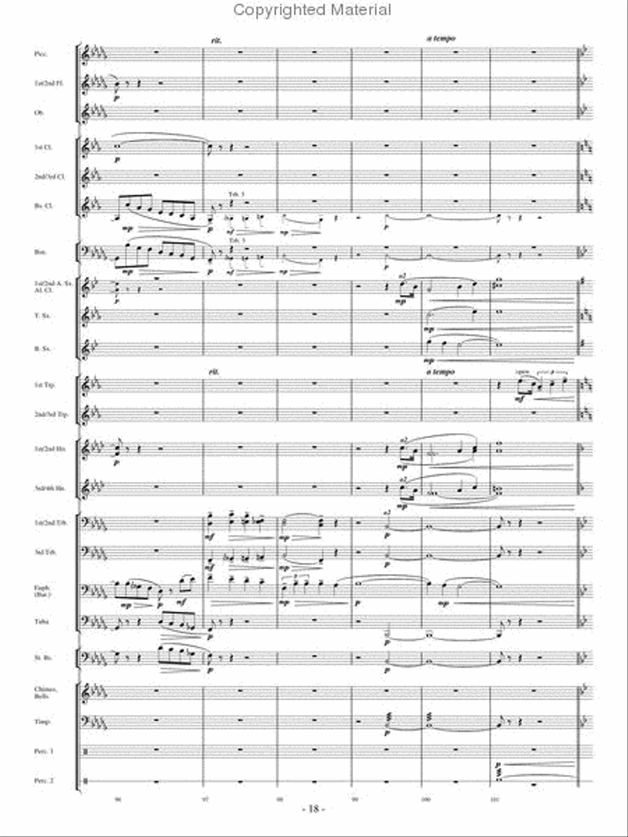 Broad Stripes and Bright Stars Concert Band scores gallery preview page 17
