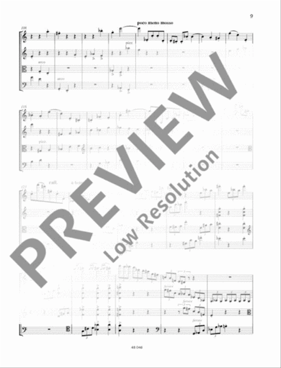 Quartet Clarinet scores gallery preview page 10
