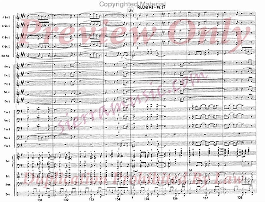 Follow Me Follow Me Jazz Ensemble scores gallery preview page 18