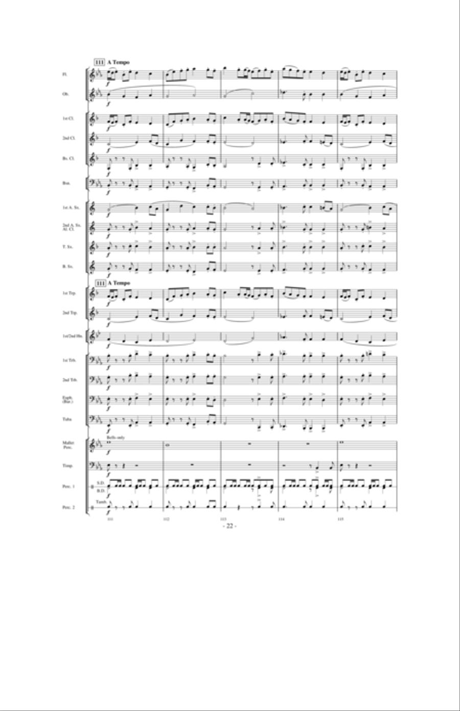 Clark County Celebration Clark County Celebration Concert Band scores gallery preview page 21