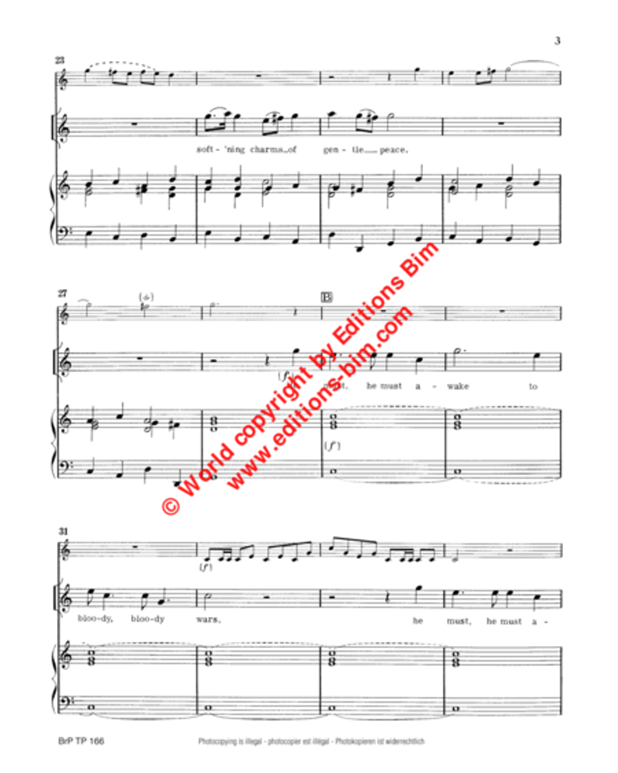 Trumpet Song Soprano Voice scores gallery preview page 4
