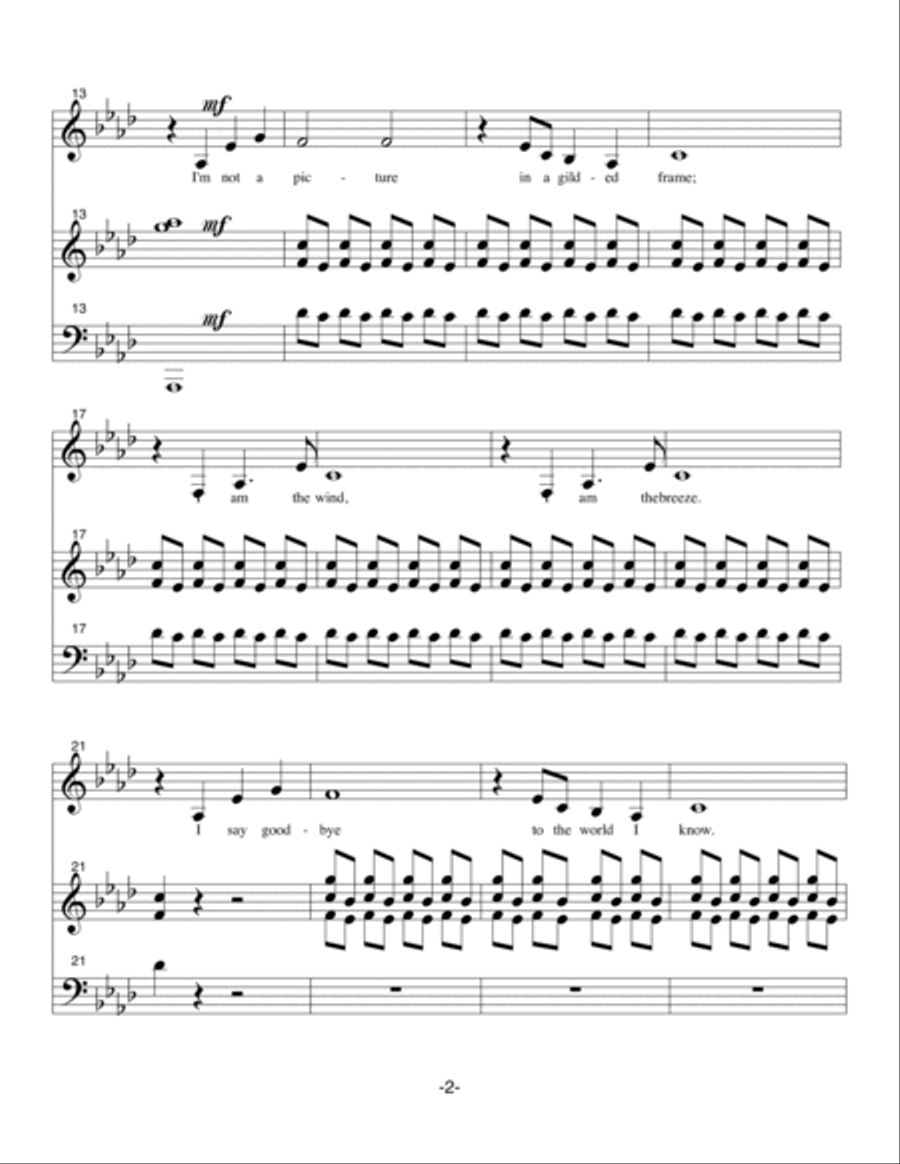 I Am the Wind I Am the Wind Voice scores gallery preview page 2