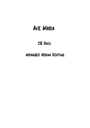 Ave Maria - JS Bach - String Chamber Orchestra - minimum 9 players - intermediate to professional e