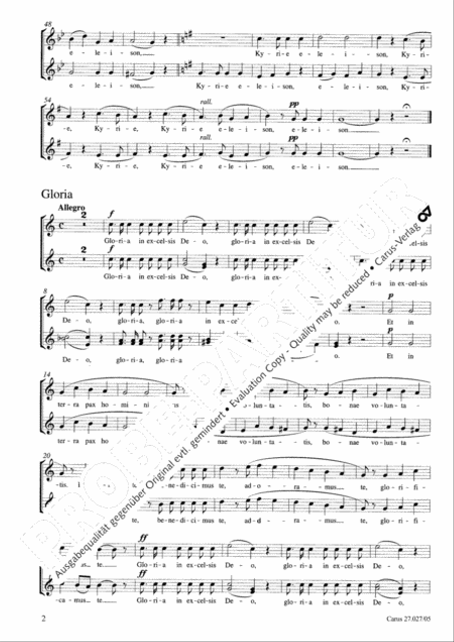Messe breve SA scores gallery preview page 3