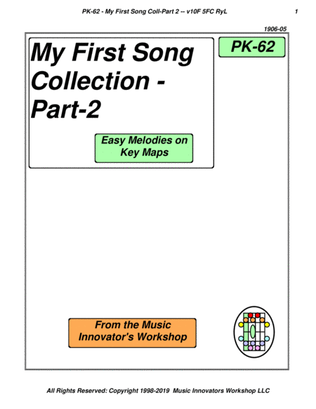 PK-62 - My First Song Collection - Part 2 - (Key Map Tablature)