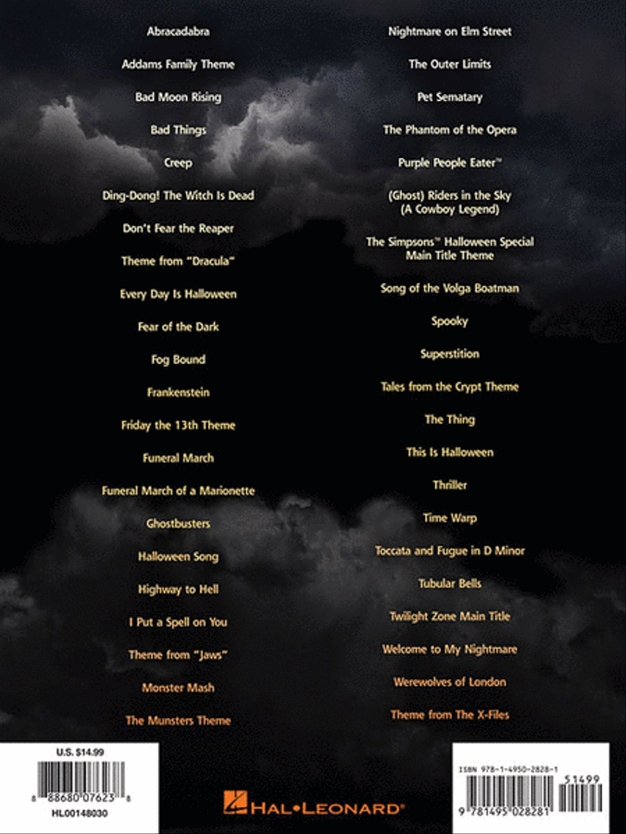 Halloween Guitar Songs Guitar Tablature scores gallery preview page 2