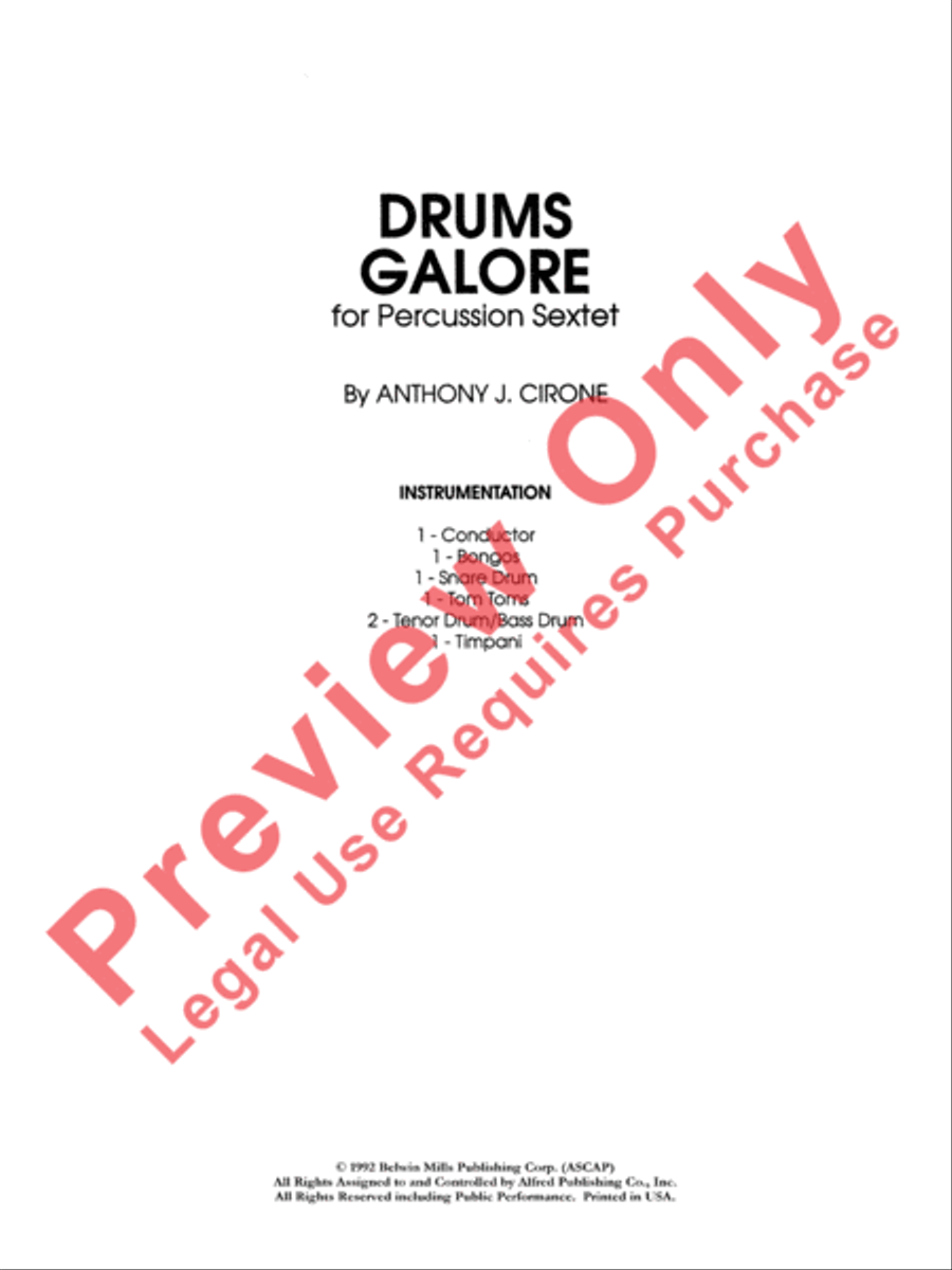 Drums Galore